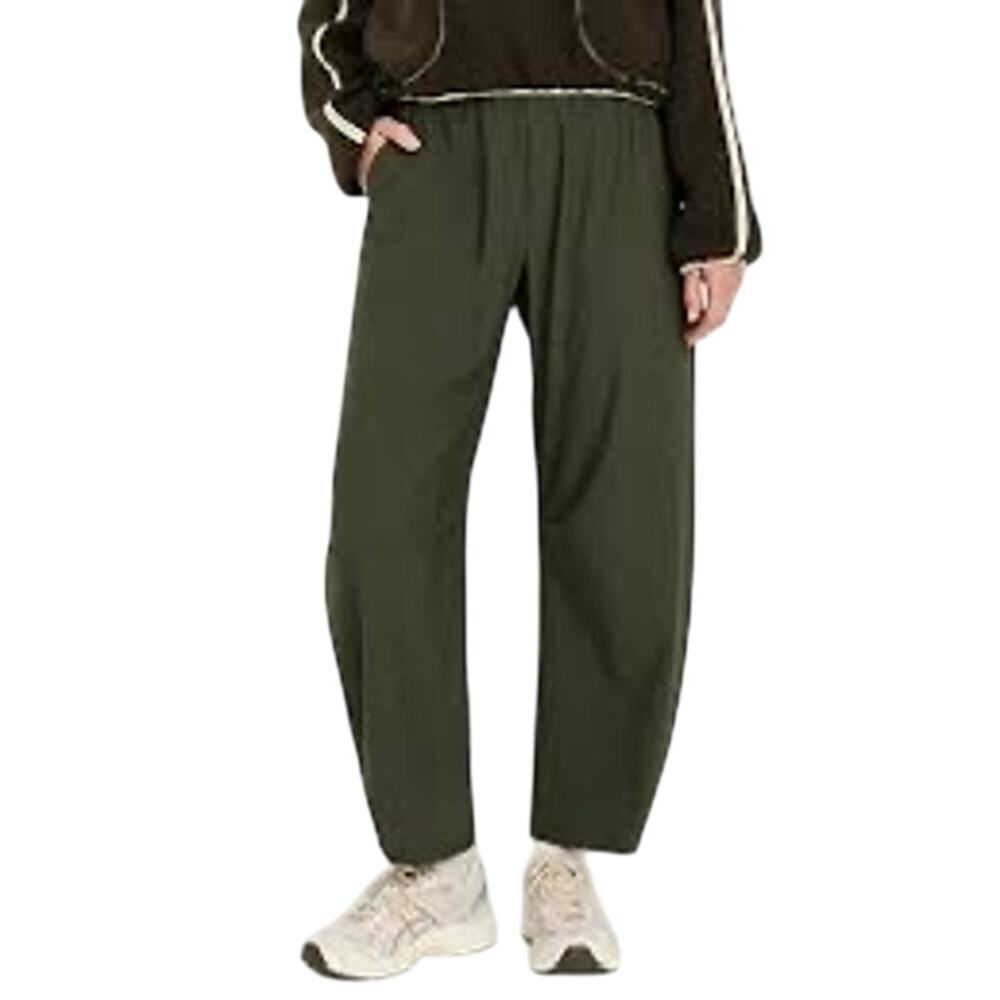 OLD NAVY High-Waisted SleekTech Barrel
Ankle Pants Ancient Forest Green - 3X NWT